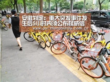 安徽划定:重大突发事件发生后5小时内须公布权威信息-zoty体育(图1) 中欧体育官网